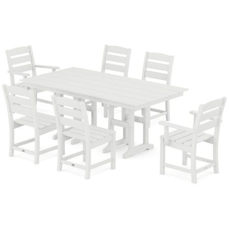 Lakeside 7-Piece Farmhouse Dining Set