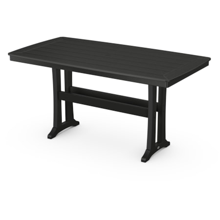 Trestle 38" x 73" Counter Table