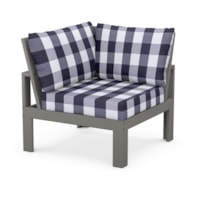 Slate Grey / Buffalo Plaid Navy