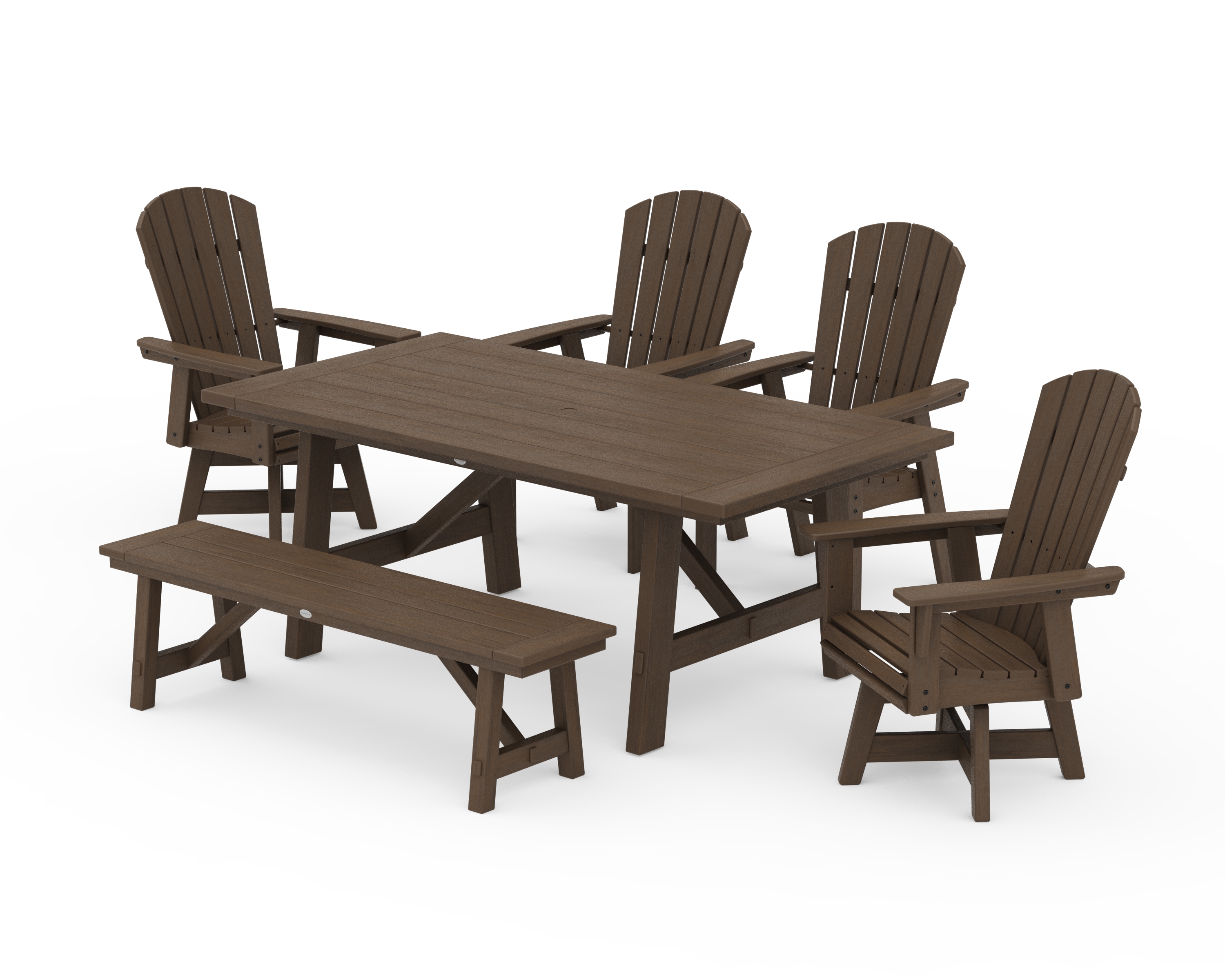 Adirondack Swivel 6-Piece Dining Set