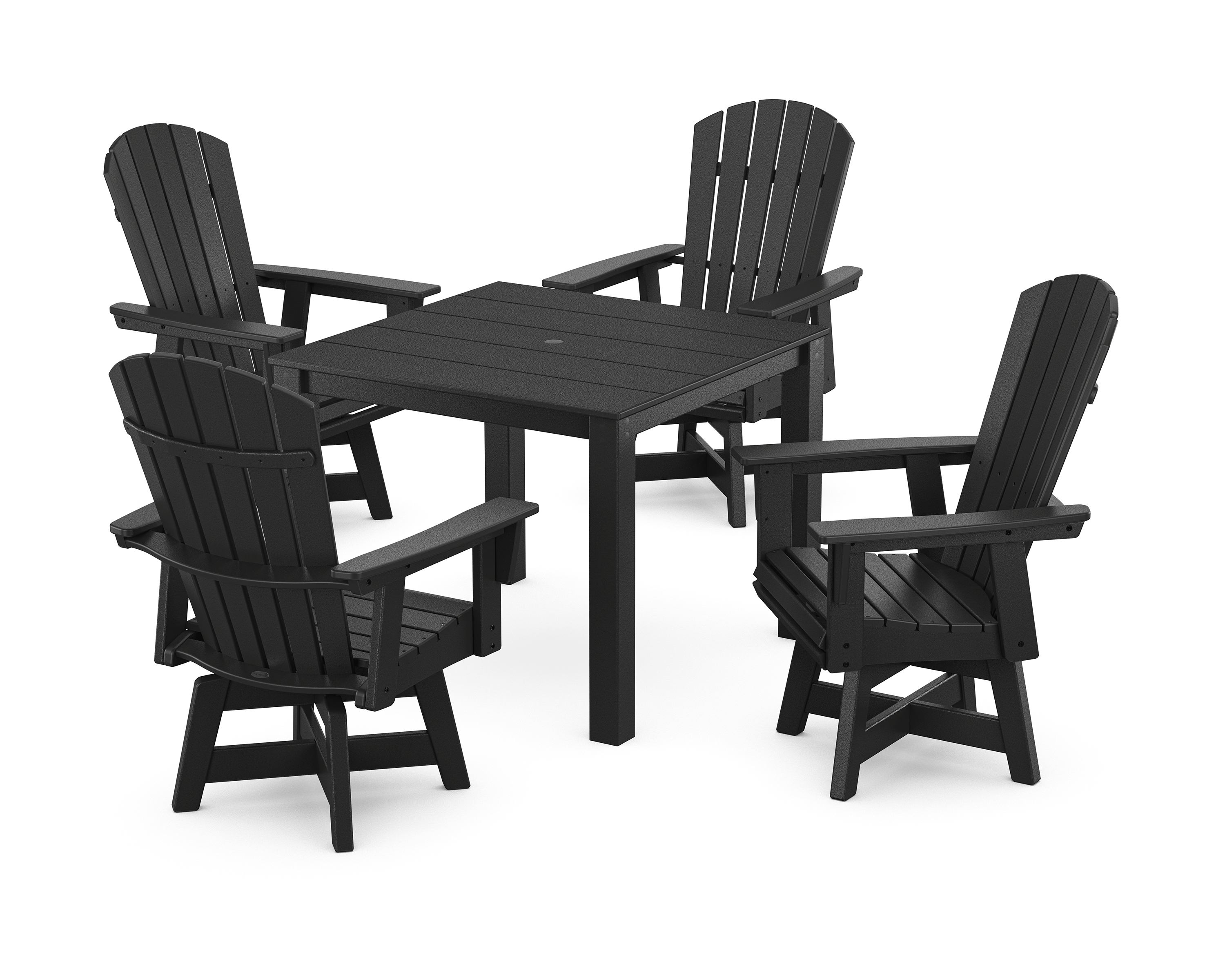 Adirondack Swivel 5-Piece Parsons Dining Set