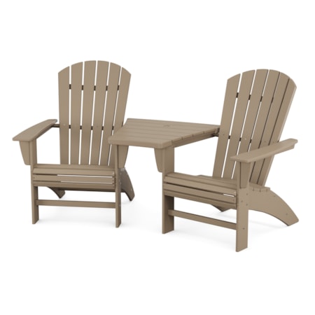3-Piece Adirondack Set Connecting Table