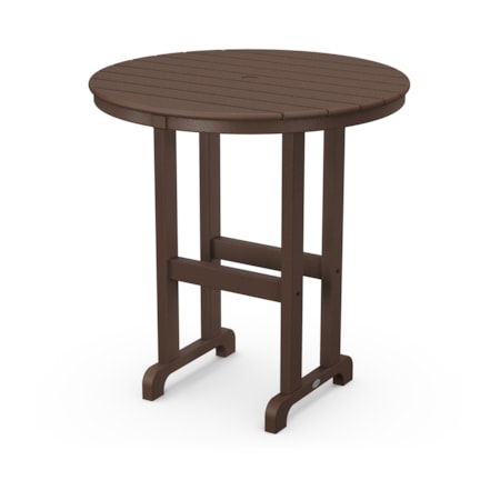 36" Round Farmhouse Counter Table