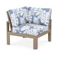 Vintage Sahara / Leaf Sky Blue