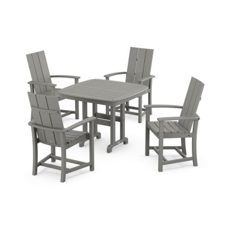 Modern Adirondack 5-Piece Dining Set