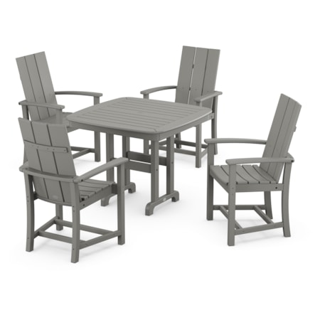 Modern Adirondack 5-Piece Dining Set