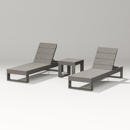 Latitude 3-Piece Lounge Chaise Set