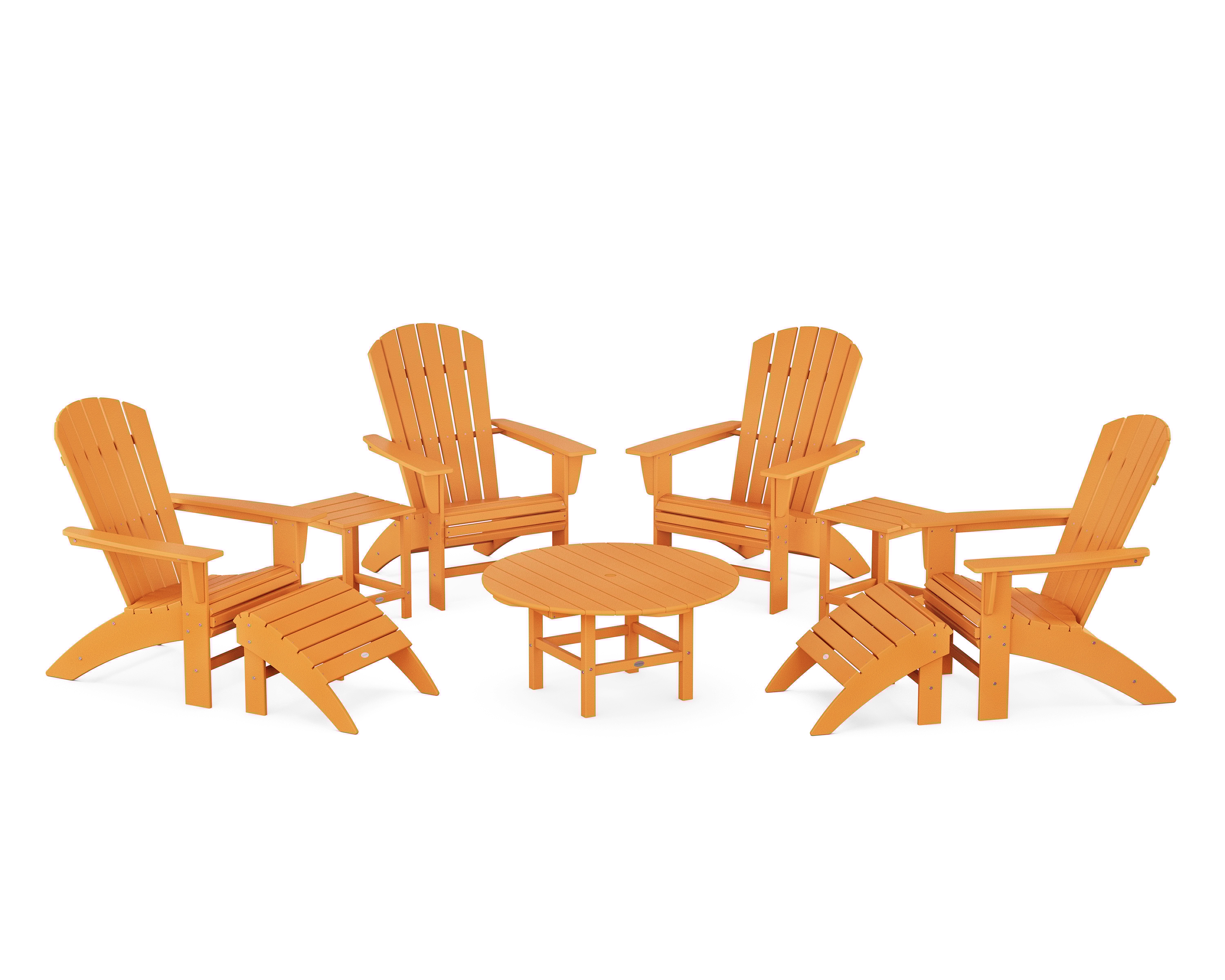 Adirondack Chair 9-Piece Conversation Set
