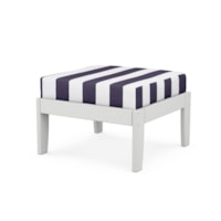 White / Cabana Stripe Navy