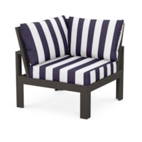 Vintage Coffee / Cabana Stripe Navy