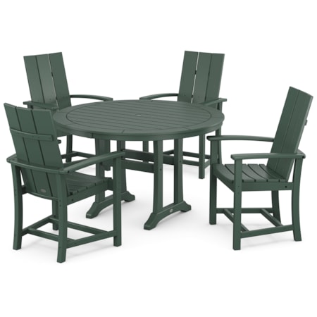Adirondack 5-Piece Round Dining Set