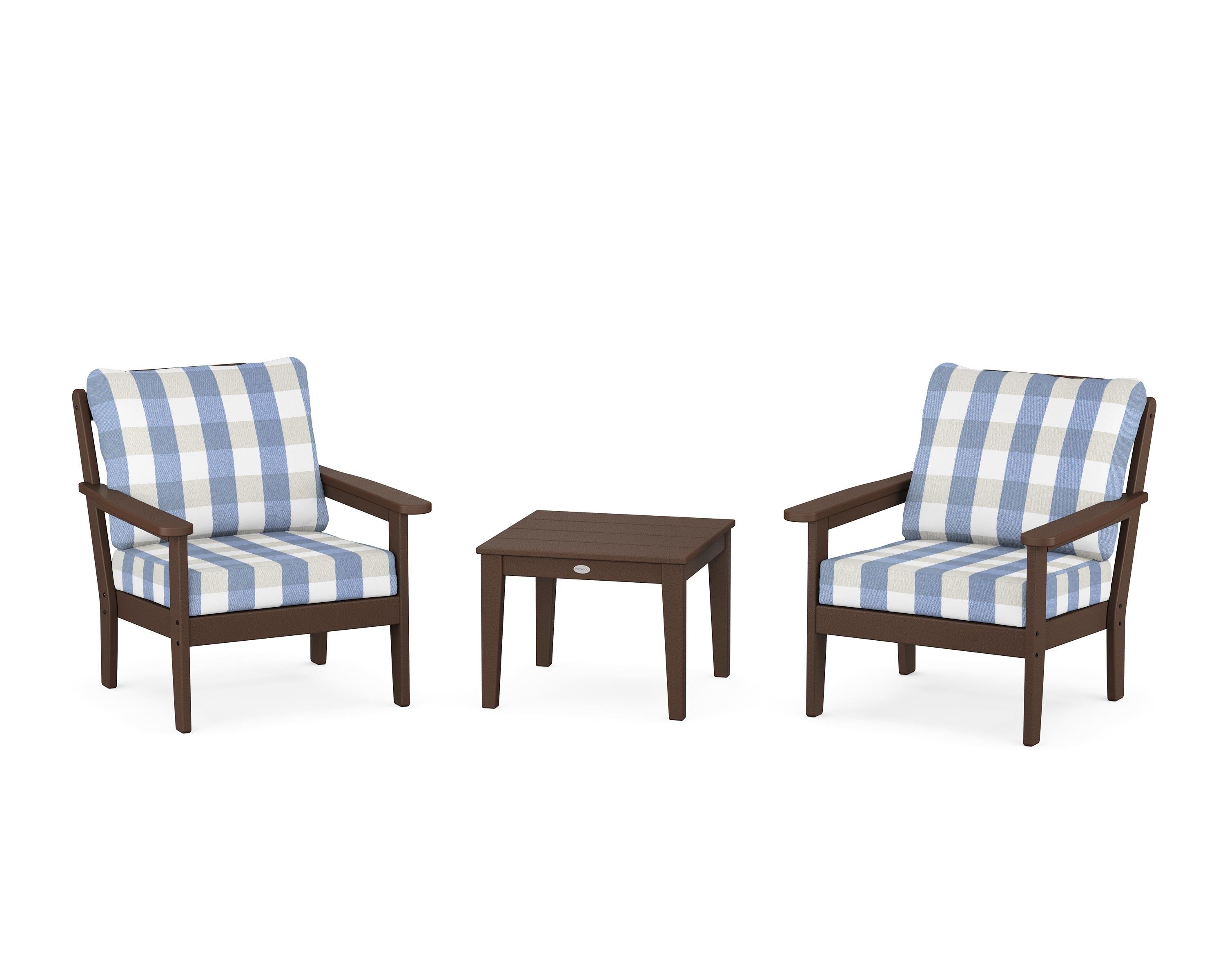 Polywood Cottage PWS1546-2-MA164969 Cottage 3-Piece Deep Seating Set ...