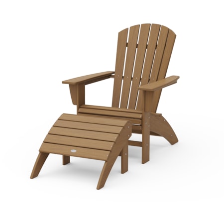 Adirondack Chair 2-Piece Set Ottoman