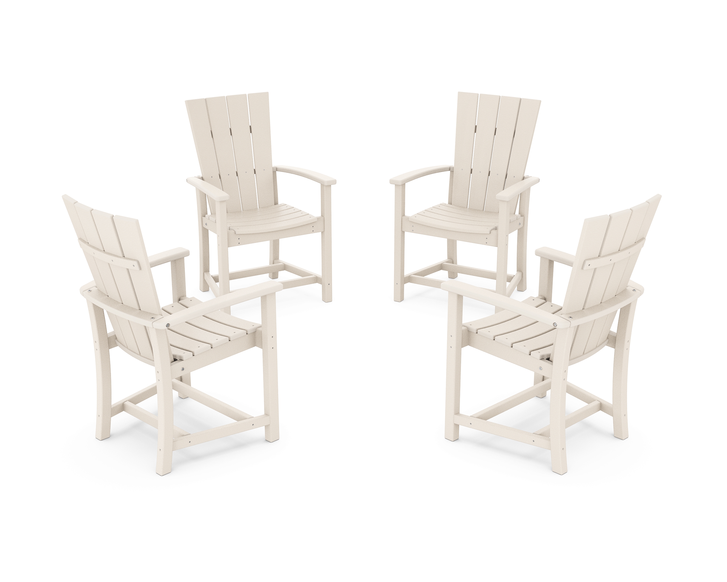 4-Piece Upright Adirondack Conversation Set