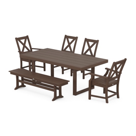 Braxton 6-Piece Dining Set With Bench