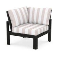 Black / Cabana Stripe Dune Burlap