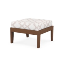 Teak / Trellis Dune Burlap