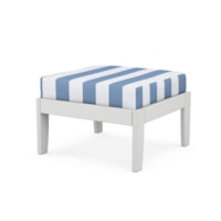 White / Cabana Stripe Sky Blue