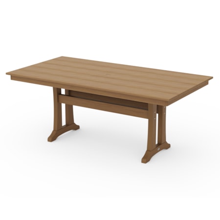 Trestle 37" x 72" Dining Table