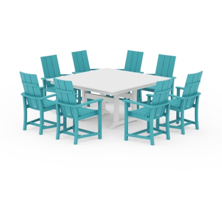 Adirondack 9-Piece Trestle Dining Set