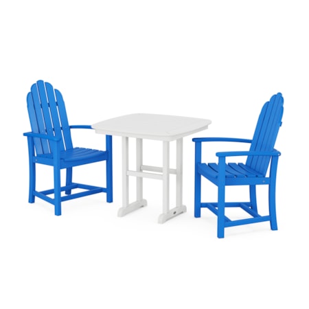 Classic Adirondack 3-Piece Dining Set