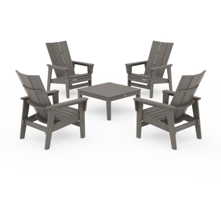 5-Piece Adirondack Chair Conversation Group