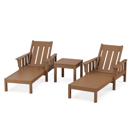 Acadia 3-Piece Chaise Set