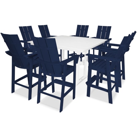 Adirondack 9-Piece Trestle Bar Set