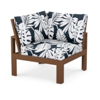 Teak / Leaf Marine Indigo