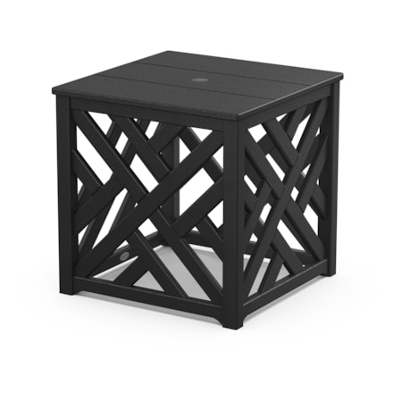 Chippendale Umbrella Stand Accent Table