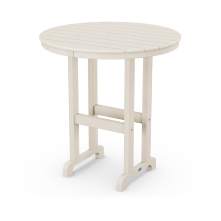 36" Round Farmhouse Counter Table