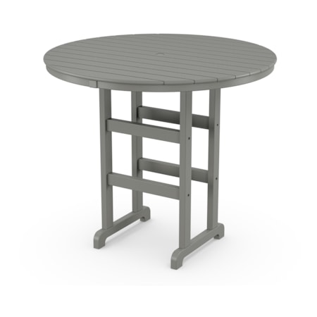 48" Round Farmhouse Bar Table