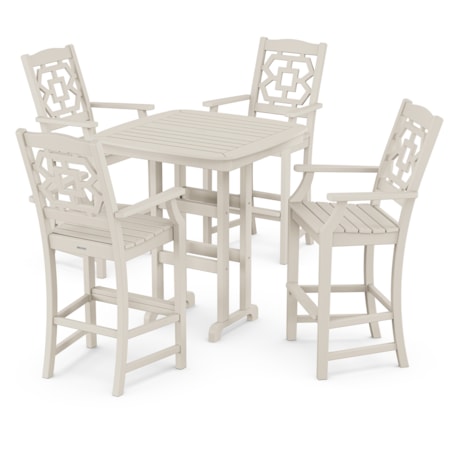 Chinoiserie 5-Piece Bar Set