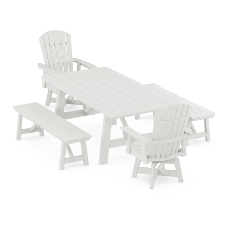 Adirondack Swivel Chair 5-Piece Dining Setes