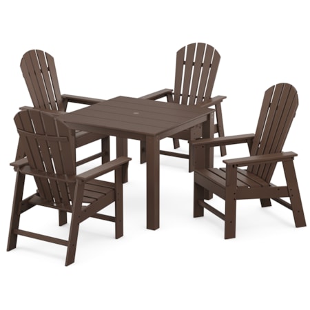 South Beach Coast 5-Piece Parsons Dining Set