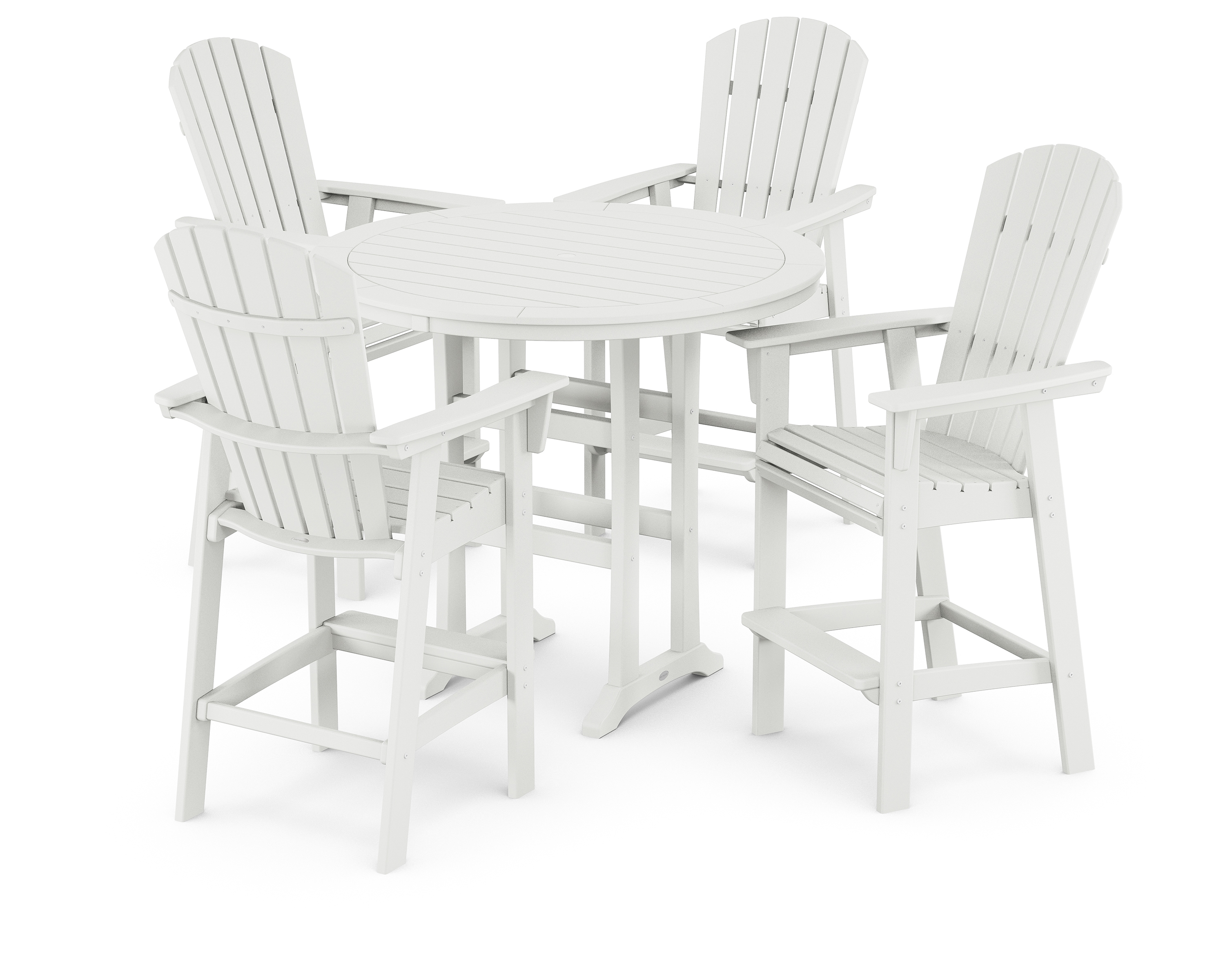 Adirondack 5-Piece Round Trestle Bar Set