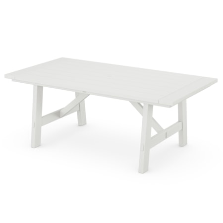 Rustic Farmhouse 39" X 75" Dining Table