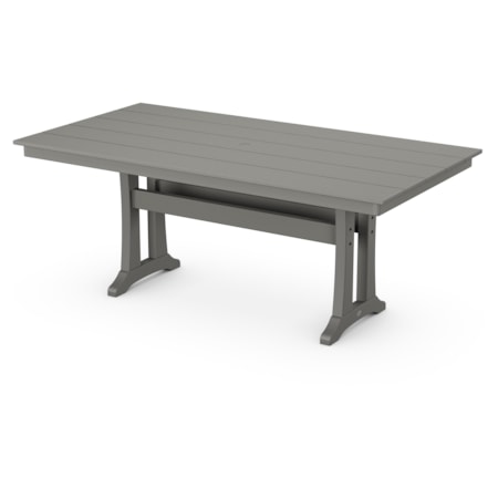 Trestle 37" x 72" Dining Table