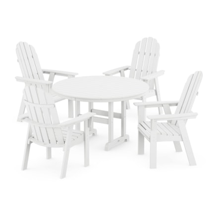 Adirondack 5-Piece Round Dining Set