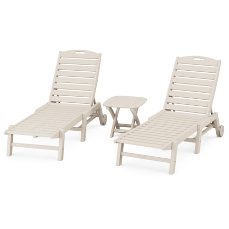 Nautical 3-Piece Chaise Set