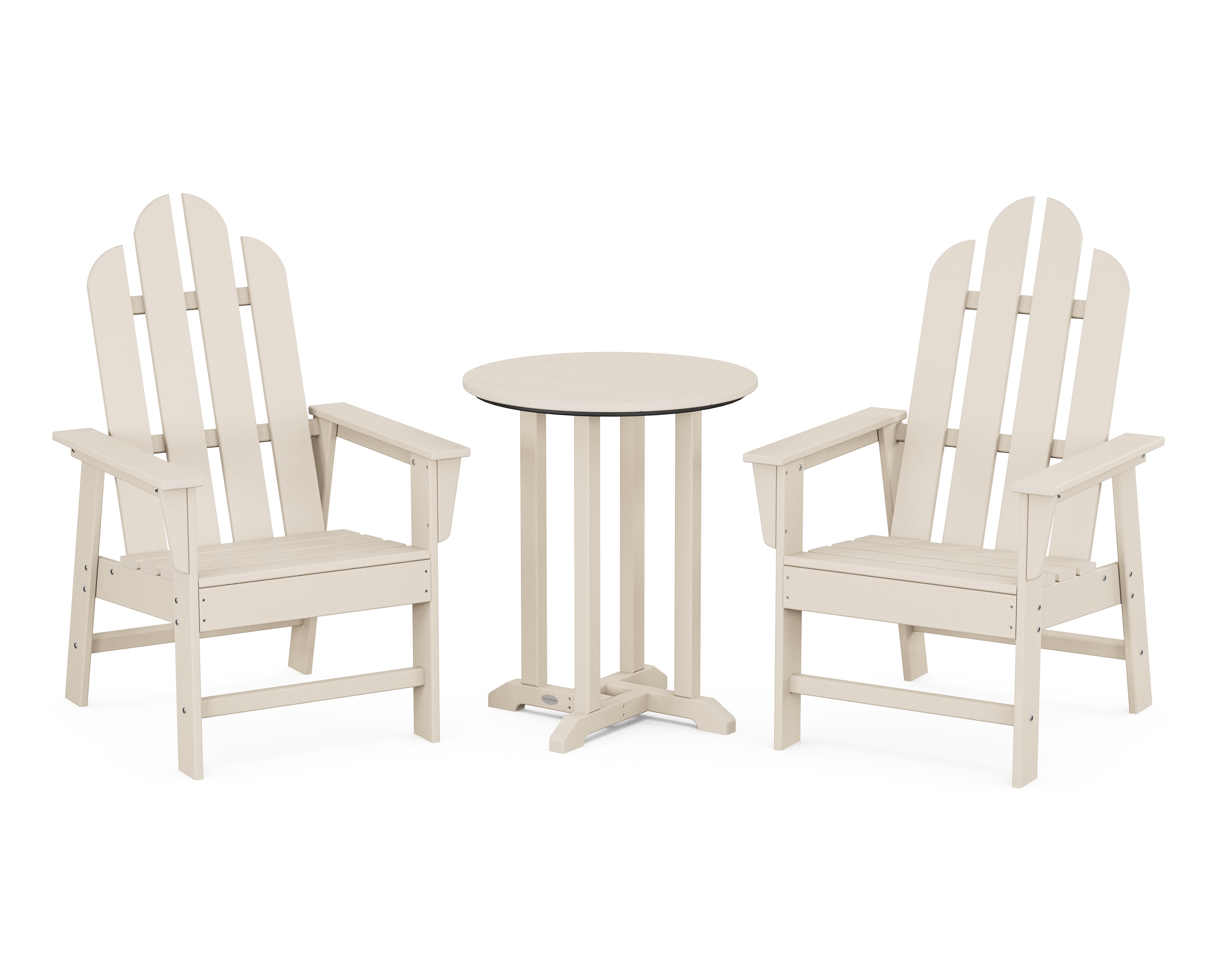 Long Island 3-Piece Round Bistro Dining Set