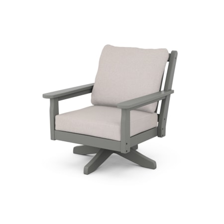 Deep Seating Swivel Chair