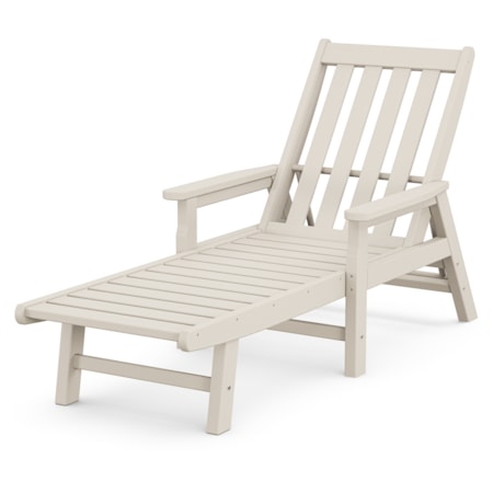 Vineyard Chaise With Arms