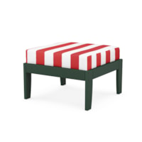 Green / Cabana Stripe Crimson