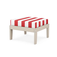 Sand / Cabana Stripe Crimson