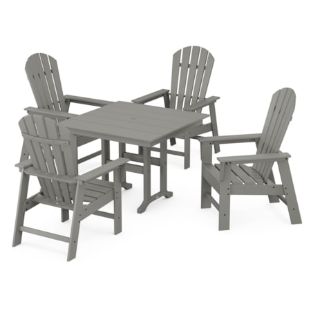 South Beach 5-Piece Farmhouse Dining Set