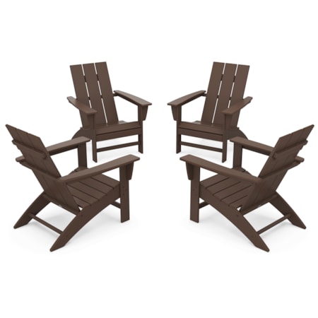 4-Piece Adirondack Chair Conversation Set