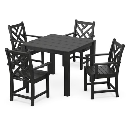 Chippendale 5-Piece Parsons Dining Set