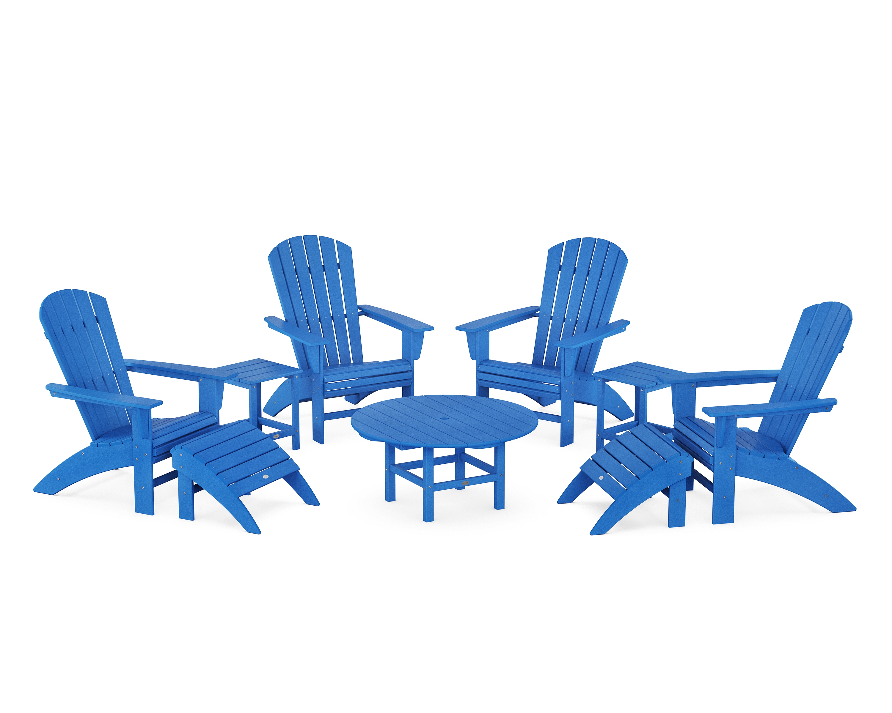 Adirondack Chair 9-Piece Conversation Set