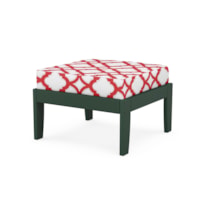 Green / Trellis Crimson